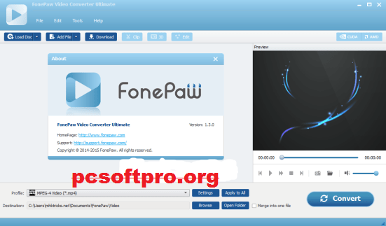 FonePaw Video Converter Ultimate 9.2.2 Crack + Activation Key 